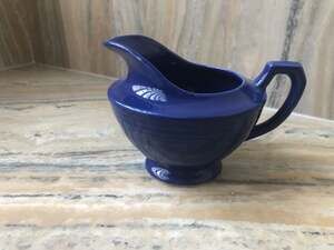 Vintage Cronin Zephyr Cobalt Blue Creamer Pitcher